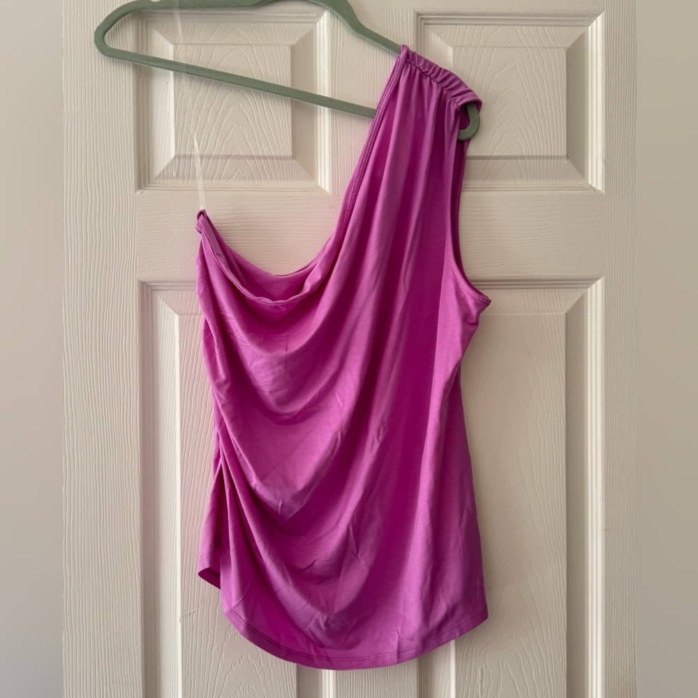 BNWT Target A NEW DAY Purple One-Shoulder Top